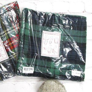 Cozy Plaid Blanket Wrap / Scarf - New!